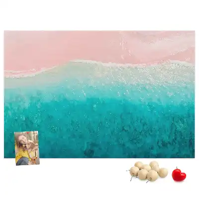 Tableau de liège Côte de plage exotique