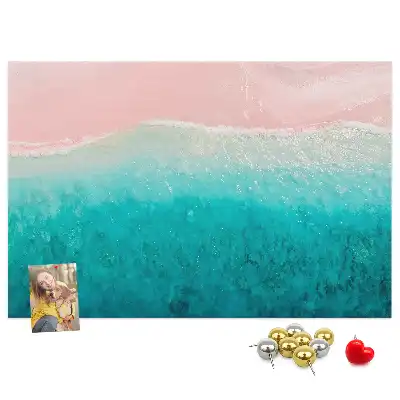 Tableau de liège Côte de plage exotique