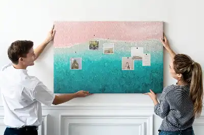 Tableau de liège Côte de plage exotique