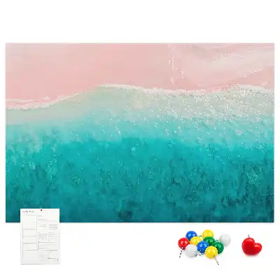 Tableau de liège Côte de plage exotique