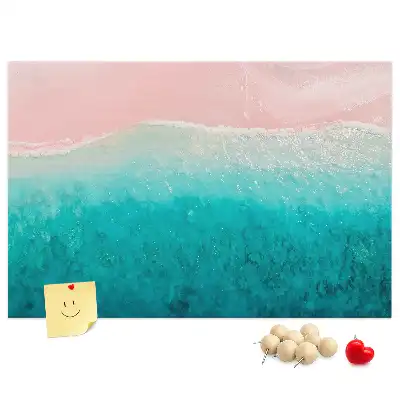 Tableau de liège Côte de plage exotique