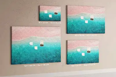 Tableau de liège Côte de plage exotique