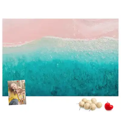 Tableau de liège Côte de plage exotique