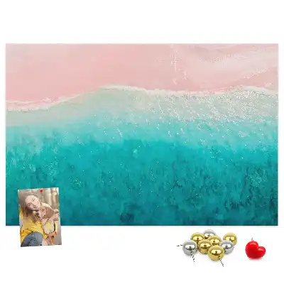 Tableau de liège Côte de plage exotique