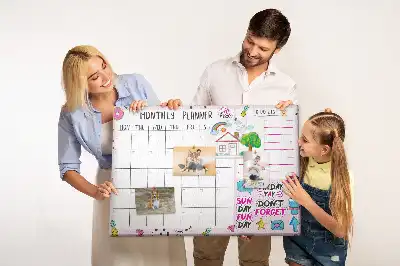 Tableau d’affichage en liège Organisateur de trente jours