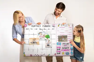 Tableau d’affichage en liège Organisateur de trente jours