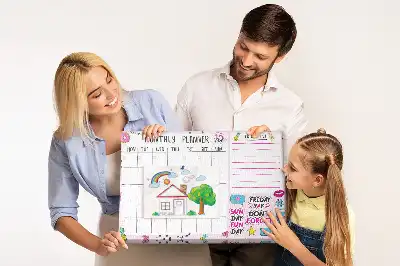 Tableau d’affichage en liège Organisateur de trente jours