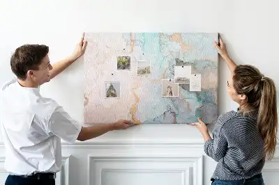Tableau en liège déco Peinture abstraite