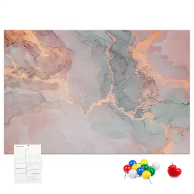 Tableau de liège Structure en marbre élégante
