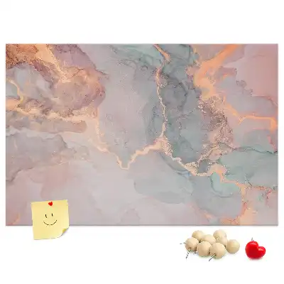Tableau de liège Structure en marbre élégante