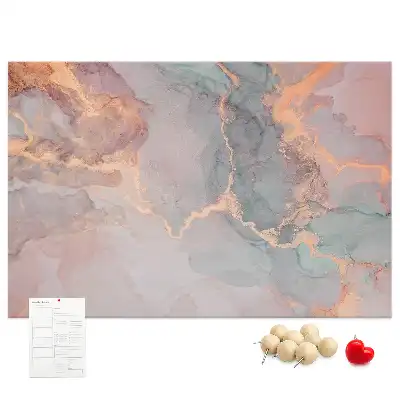 Tableau de liège Structure en marbre élégante