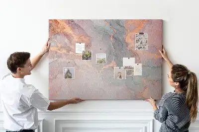 Tableau de liège Structure en marbre élégante