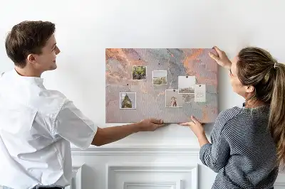 Tableau de liège Structure en marbre élégante