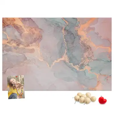 Tableau de liège Structure en marbre élégante
