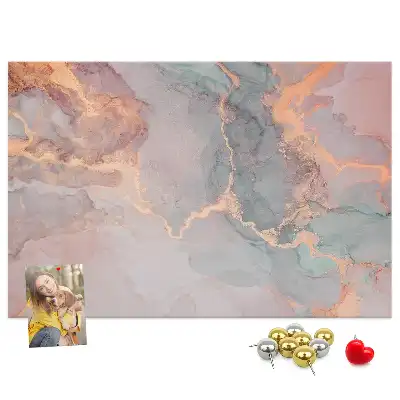 Tableau de liège Structure en marbre élégante