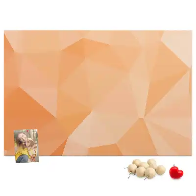 Tableau de liège Formes géométriques triangulaires