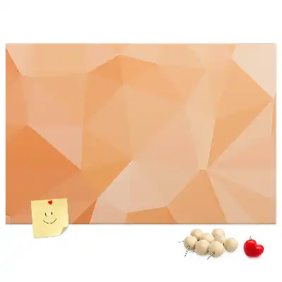 Tableau de liège Formes géométriques triangulaires