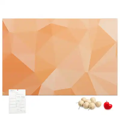 Tableau de liège Formes géométriques triangulaires