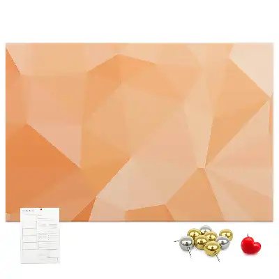 Tableau de liège Formes géométriques triangulaires