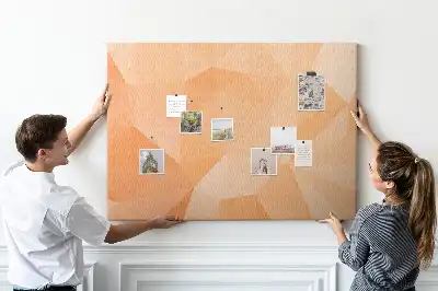 Tableau de liège Formes géométriques triangulaires