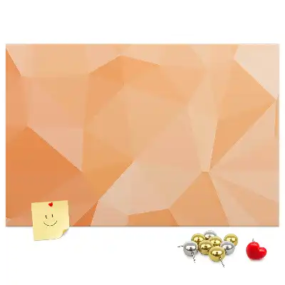 Tableau de liège Formes géométriques triangulaires