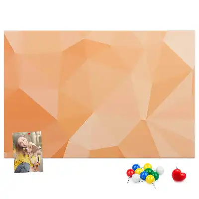 Tableau de liège Formes géométriques triangulaires