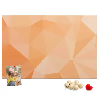 Tableau de liège Formes géométriques triangulaires