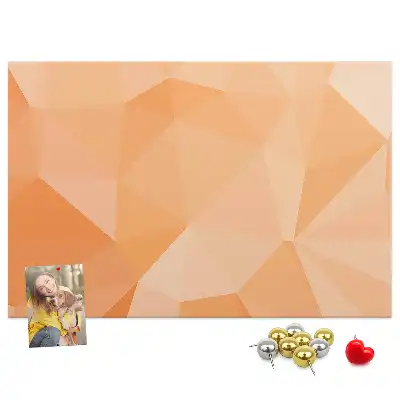 Tableau de liège Formes géométriques triangulaires