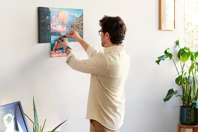 Tableau d’affichage en liège Bateaux sur le lac