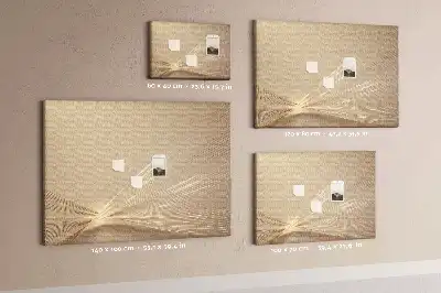 Tableau en liège décoratif motif abstrait