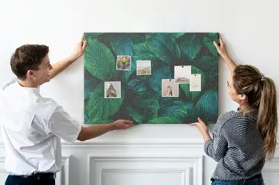 Tableau de liège Nature feuilles