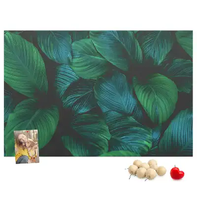 Tableau de liège Nature feuilles