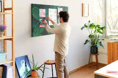 Tableau de liège Nature feuilles