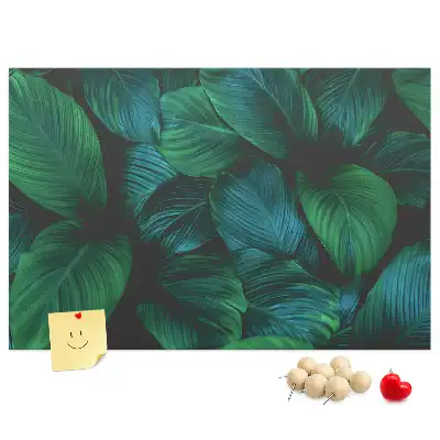 Tableau de liège Nature feuilles