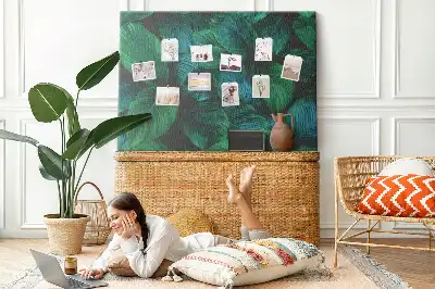 Tableau de liège Nature feuilles
