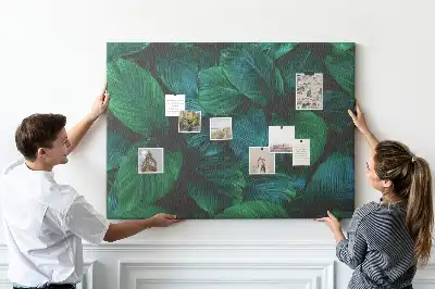 Tableau de liège Nature feuilles
