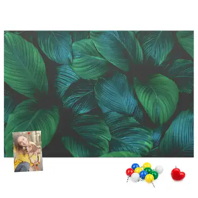 Tableau de liège Nature feuilles