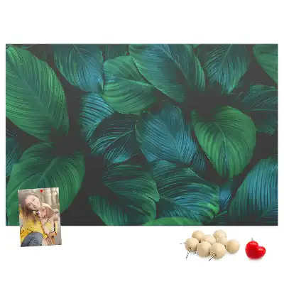 Tableau de liège Nature feuilles