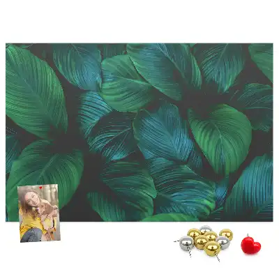 Tableau de liège Nature feuilles