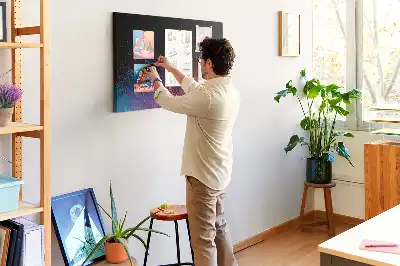 Tableau d’affichage en liège Explosion de couleurs