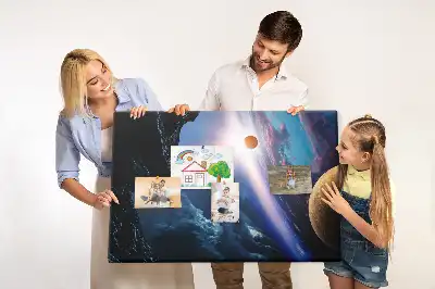 Tableau en liège déco Grande galaxie