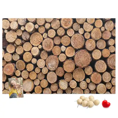Tableau de liège Cernes d'arbres