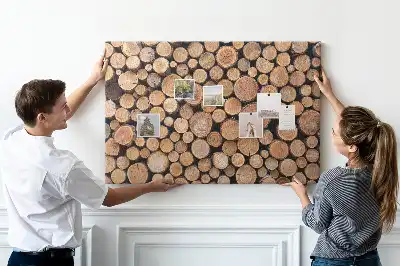 Tableau de liège Cernes d'arbres