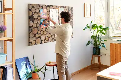 Tableau de liège Cernes d'arbres