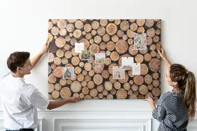 Tableau de liège Cernes d'arbres
