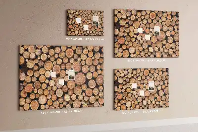 Tableau de liège Cernes d'arbres