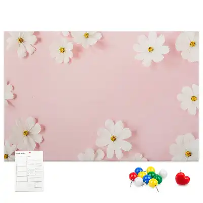 Tableau de liège Fleurs de marguerite