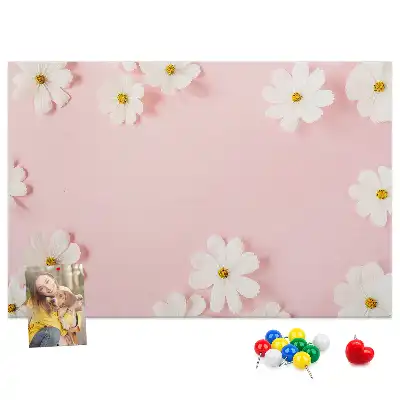 Tableau de liège Fleurs de marguerite