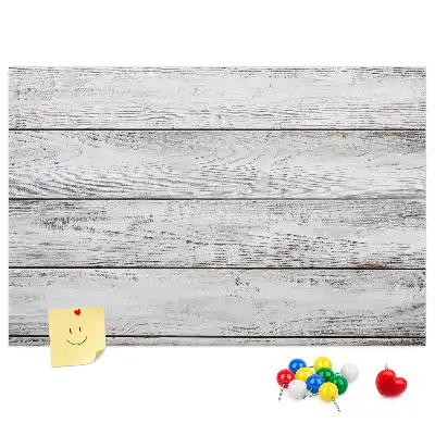 Tableau en liège déco Planches peintes