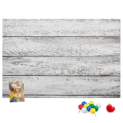 Tableau en liège déco Planches peintes